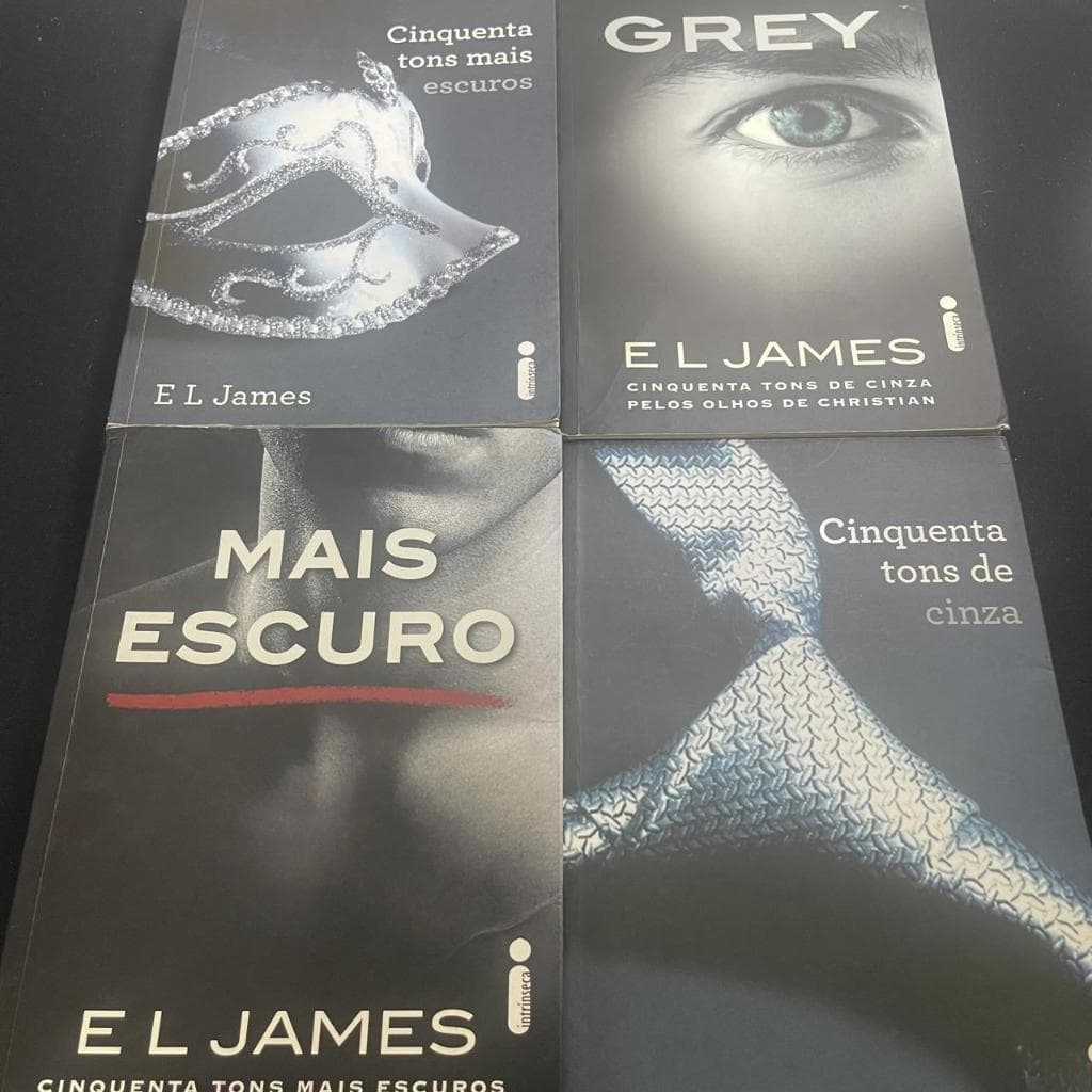 LIVROS - CINQUENTA TONS DE CINZA - MAIS ESCURO - GREY - CINQUENTA TONS MAIS ESCURO (E L JAMES) USADO