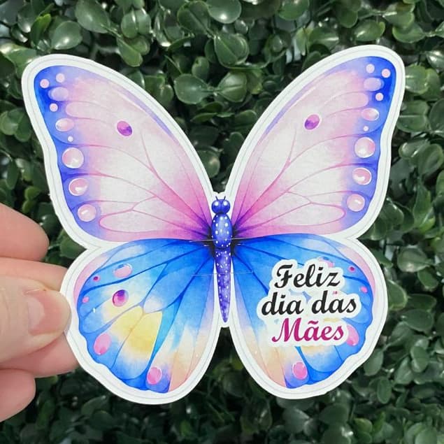 Card Borboleta Lixa de Unha – Mimo Personalizado para Clientes - Logo
