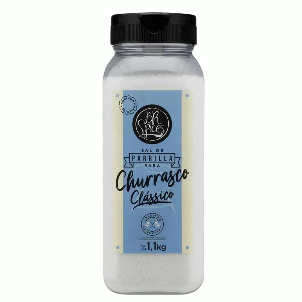 Sal de Parrilla 1,1Kg Clássico Br Spices – Churrasco e Grelhados