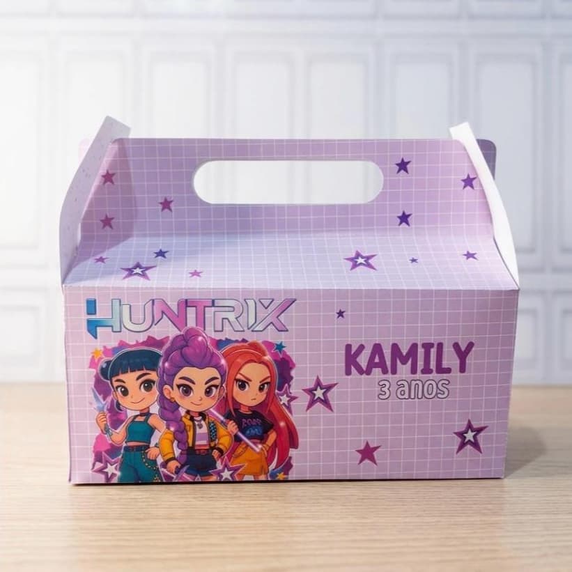 Caixa Maleta Personalizada para Festa Infantil – Lembrancinha de Aniversário – Nome e Idade
