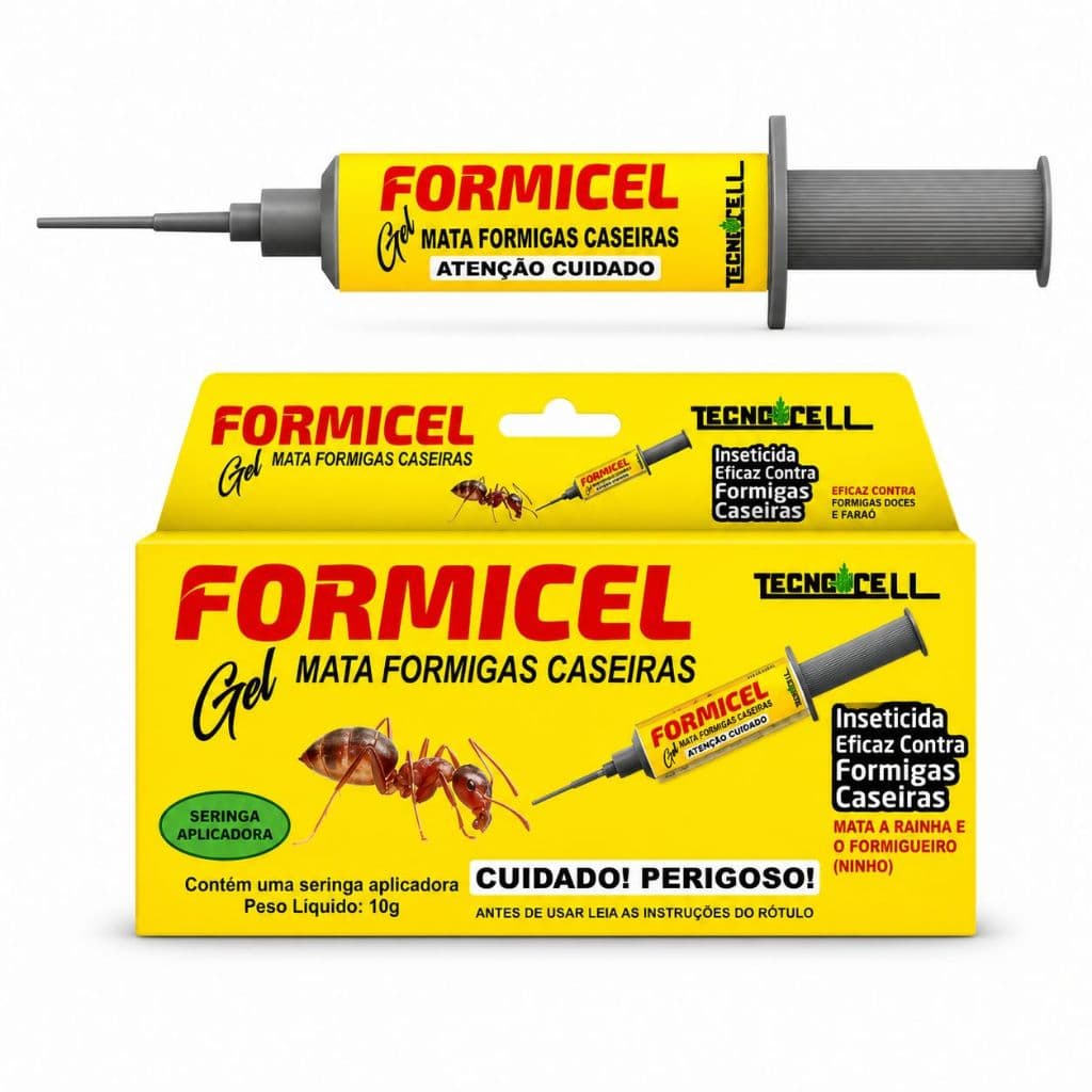 Gel Mata Formigas Caseiras Tecnocell Formicel 10g