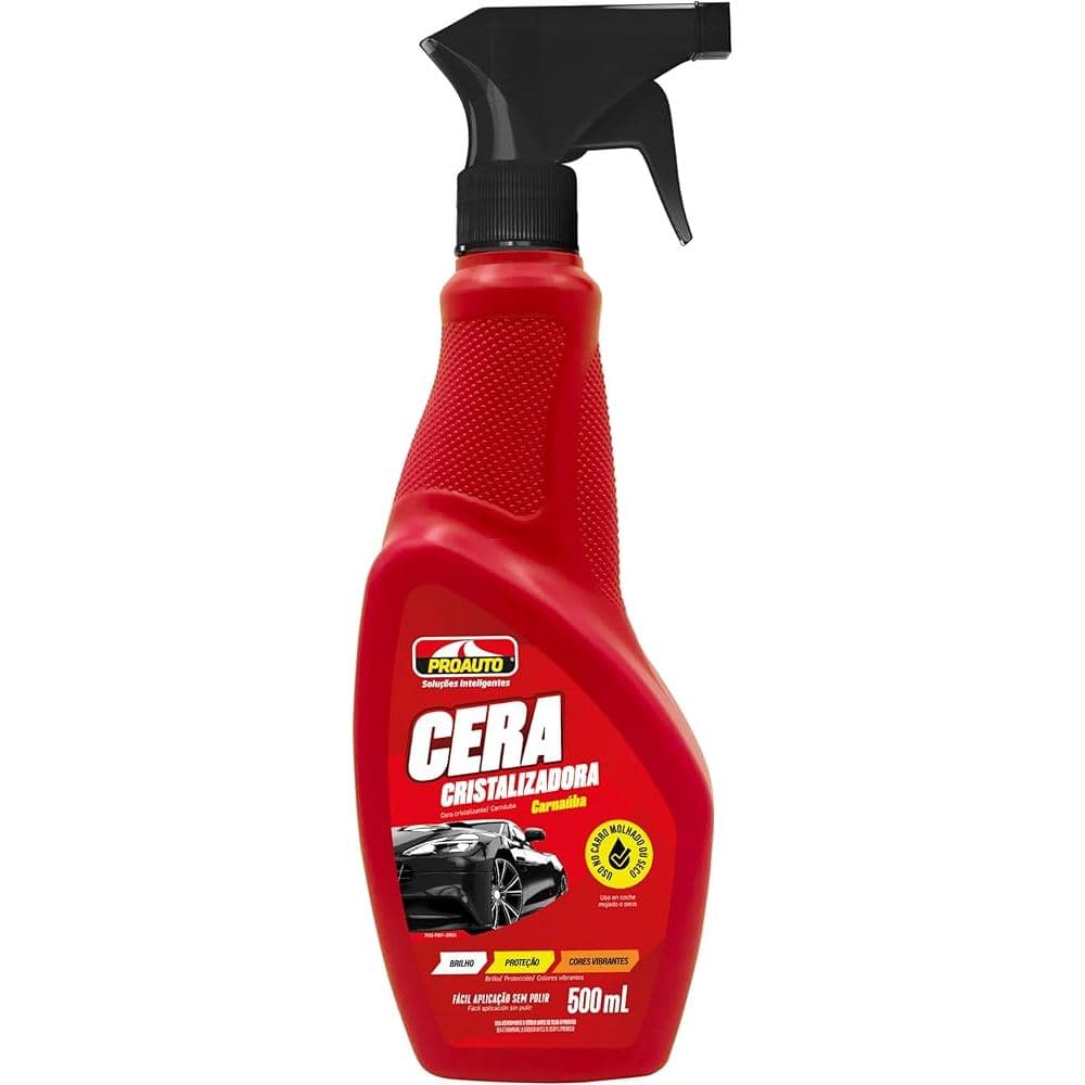 CERA CRISTALIZADORA SPRAY 500ML - PROAUTO