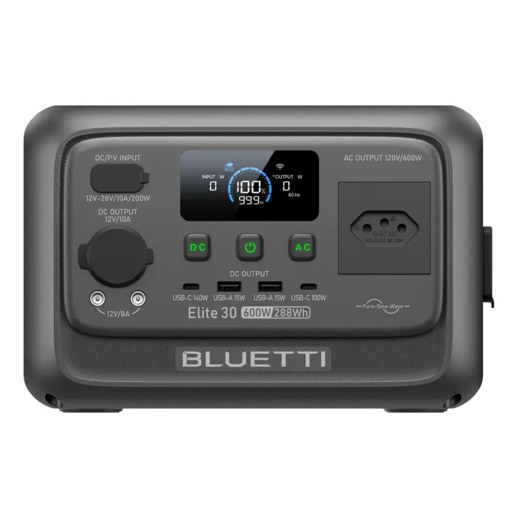Gerador Portátil Bluetti Elite 30 V2 1500w Portátil 288wh