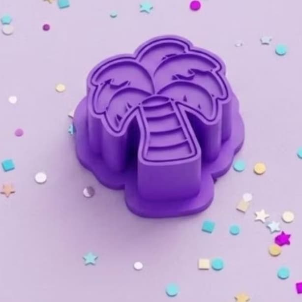 Ejetor e Modelador Para Modelar Massas, Doces eBrigadeiros | Ejetor Coqueiro | Molde Para Doces de Festa