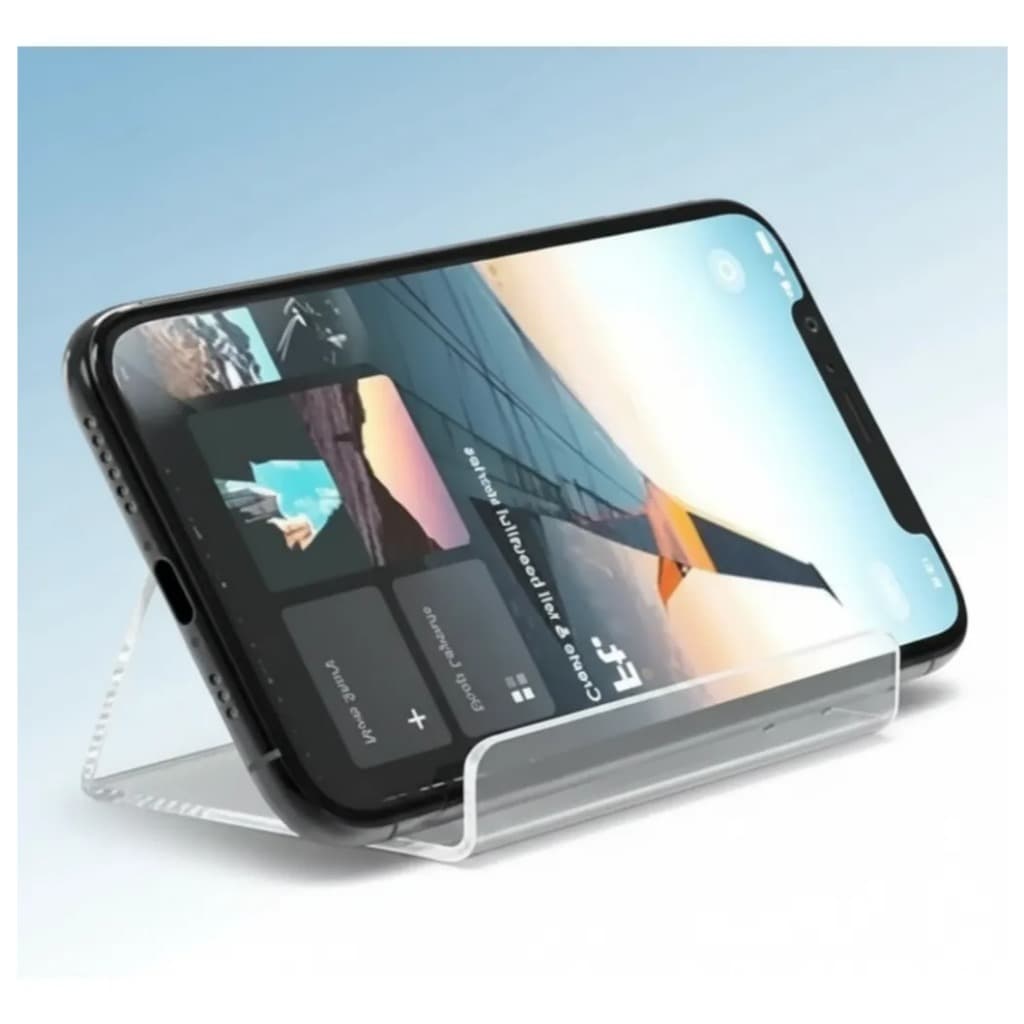 Suporte Expositor Celular Cristal Kit C/10