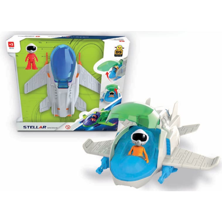 NAVE ESPACIAL STELLAR COM PILOTO ASTRONAUTA - BS TOYS - 701