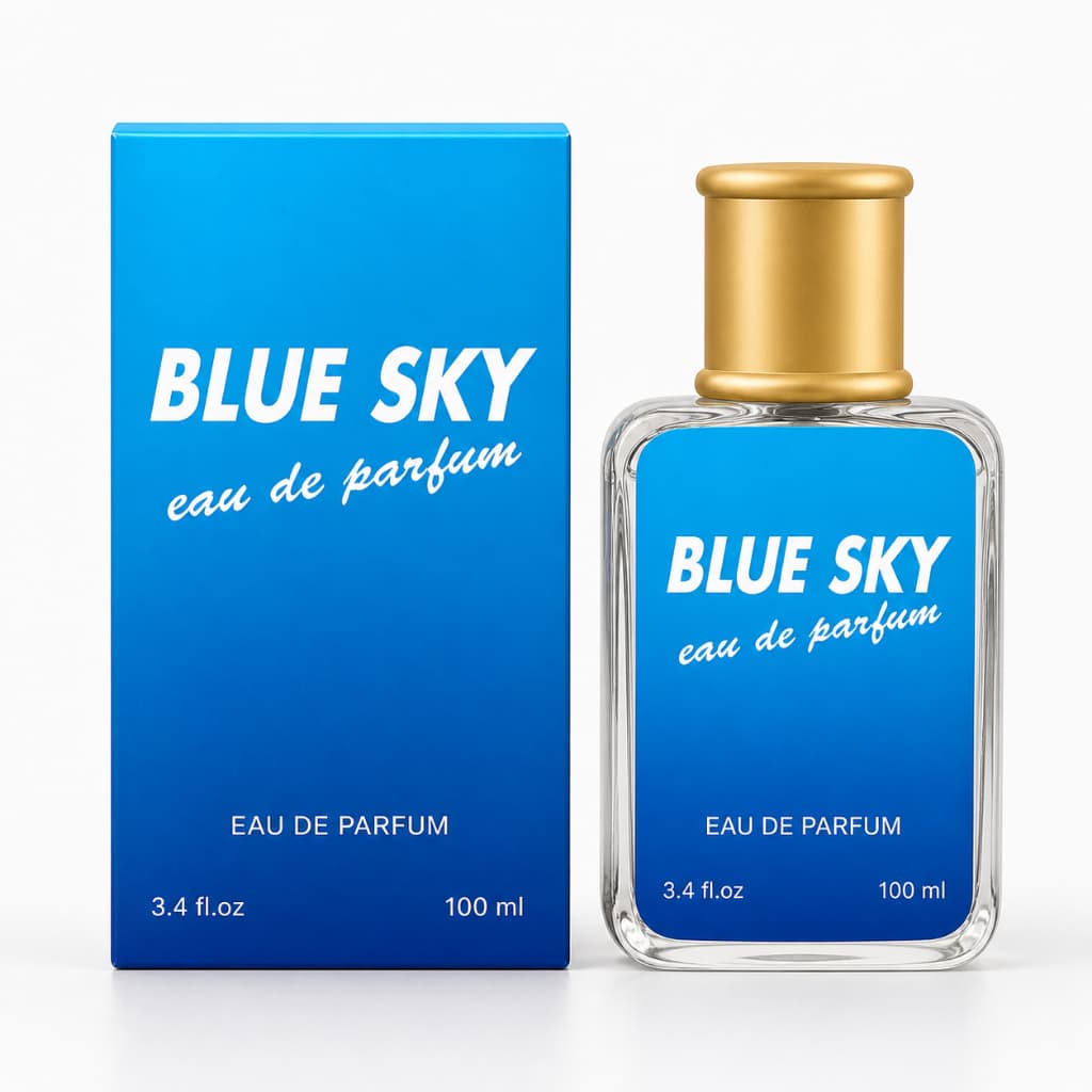 Perfume Feminino Blue Sky Pour Femme 100ml - Beleza Que Só