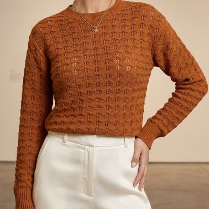 Blusa Cropped Tricot Feminina Inverno Tricô Frio Modinha Novidade Outono