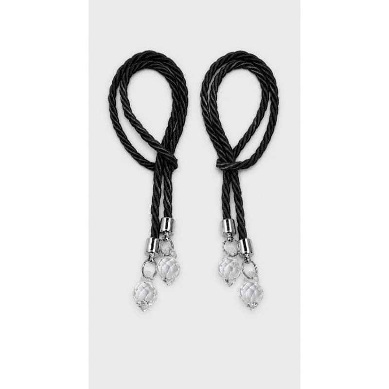2 Cordões Decorativos com Cristal para aromatizador e kit lavabo