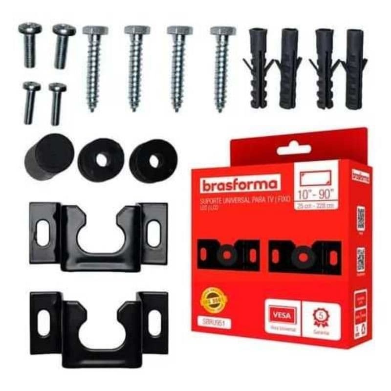 Suporte Universal Fixo Para Smart TV LED LCD 4K Parede Painel 10 24 32 43 50 55 60 75 100 Polegadas