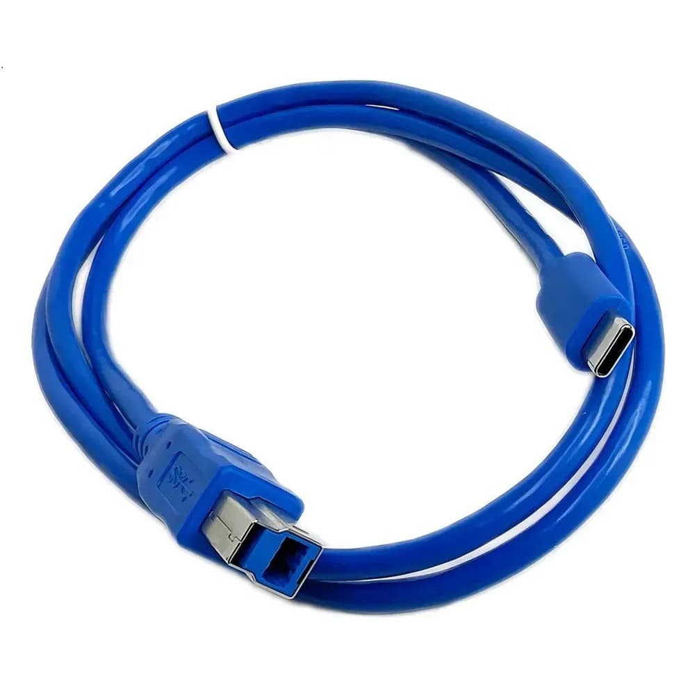 Cabo de impressora Tipo C para USB-B 3.0 1M