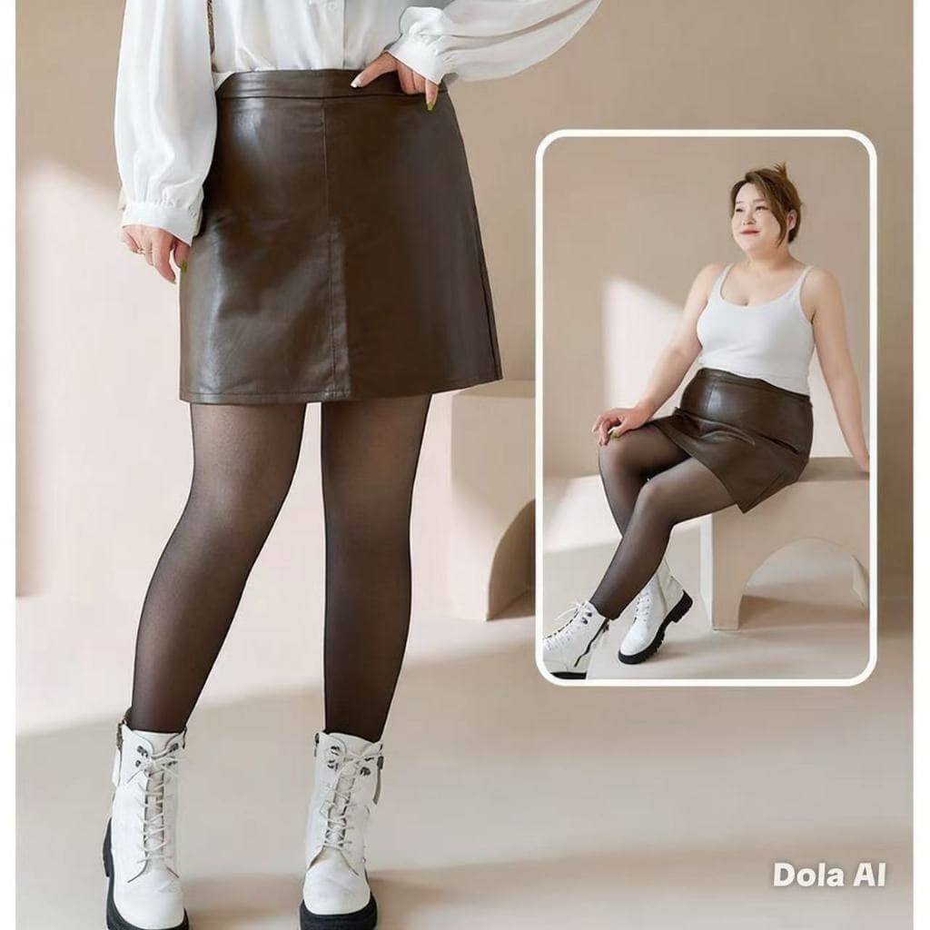 Calça térmica feminina + meia-calça fio 40 em um só produto? Extremamente quente, confortável e sem marcar. Use e sinta