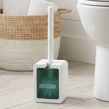 Escova Sanitária Plástica com Suporte para Vaso Sanitário Banheiro Lavabo Cores Sortidas