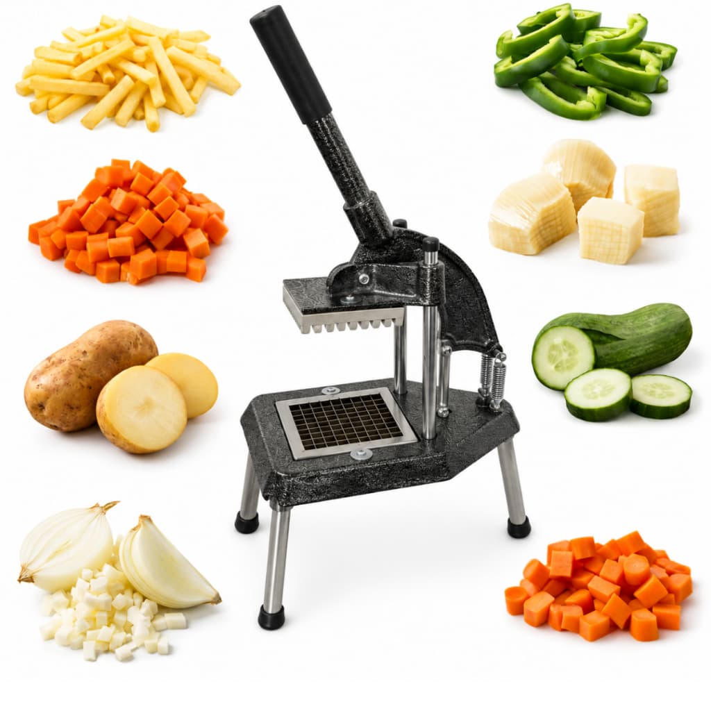 Picador Batata Palito Legumes Resistente Picador de Batatas Profissional Reforçado