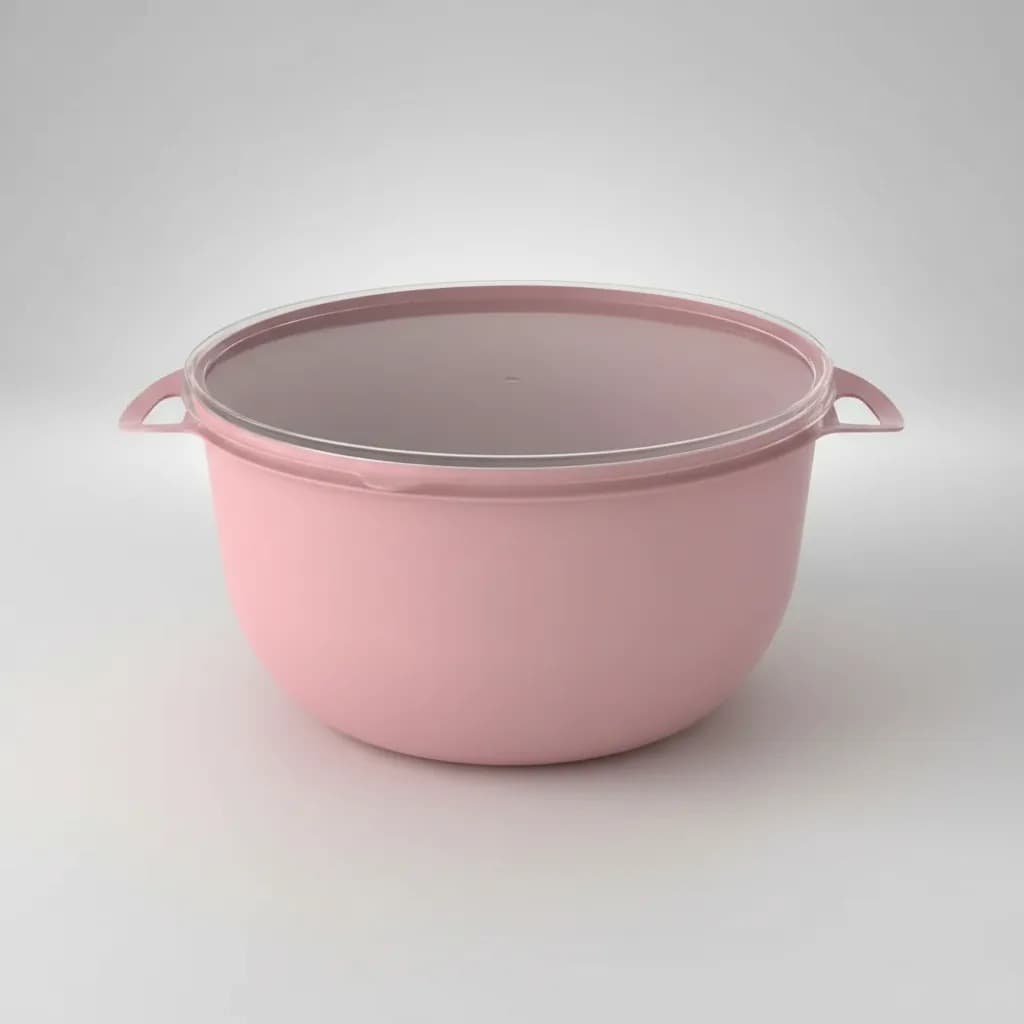 Pote Redondo Gigante 11,5l Com Tampa Uninjet Rosa