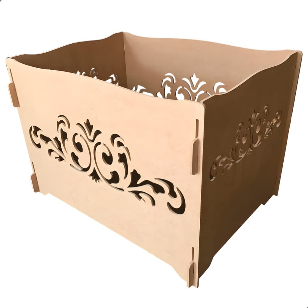 Caixa Organizadora MDF Provençal Para Presente Decoração Festa
