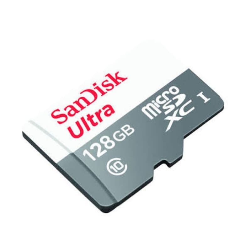 Cartão de Memória MicroSD Sandisk Ultra 128GB Classe 10 com Alta Velocidade de Leitura