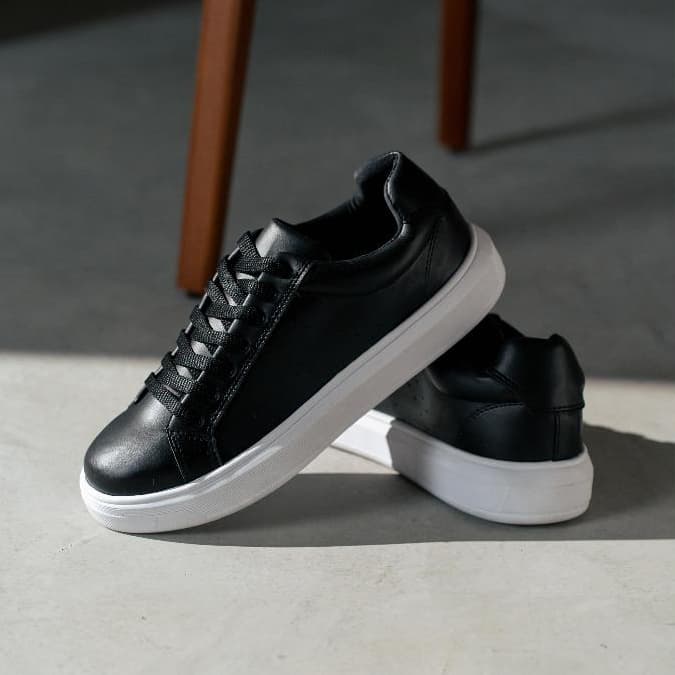Tênis Casual Masculino Tradicional Forma Grande Social Esportivo Liso Sneaker Confortável