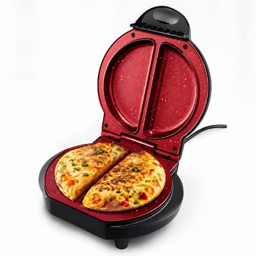 Omeleteira Britânia Antiaderente Premium Cerâmica Redstone Turbo Com Preparo Rápido 750w