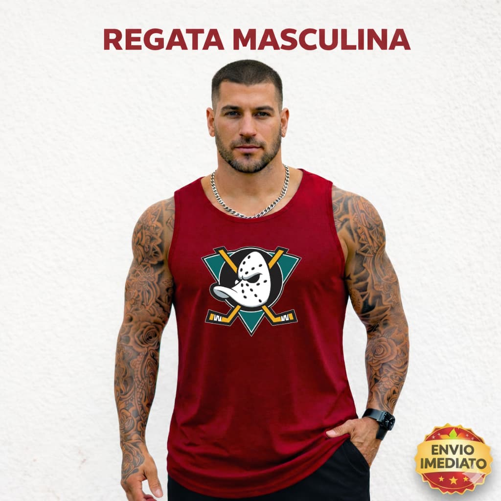 Regata Super Patos Casual Treino Academia Qualidade PREMIUM 100% Algodão Pronta Entrega
