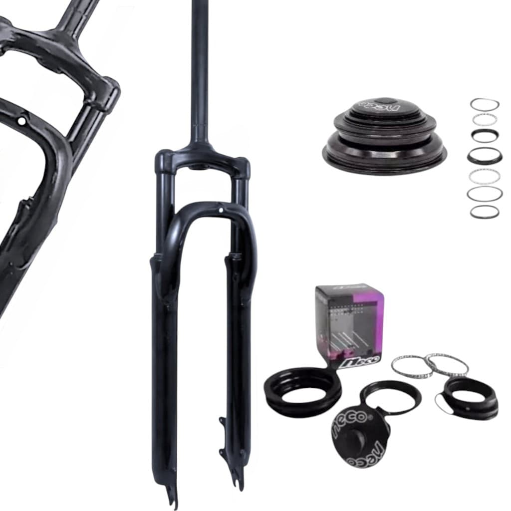 garfo Suspensão Amortecedor para Bike Aro 29 + movimento de Direção 28.6mm Aheadset Over de bicicleta