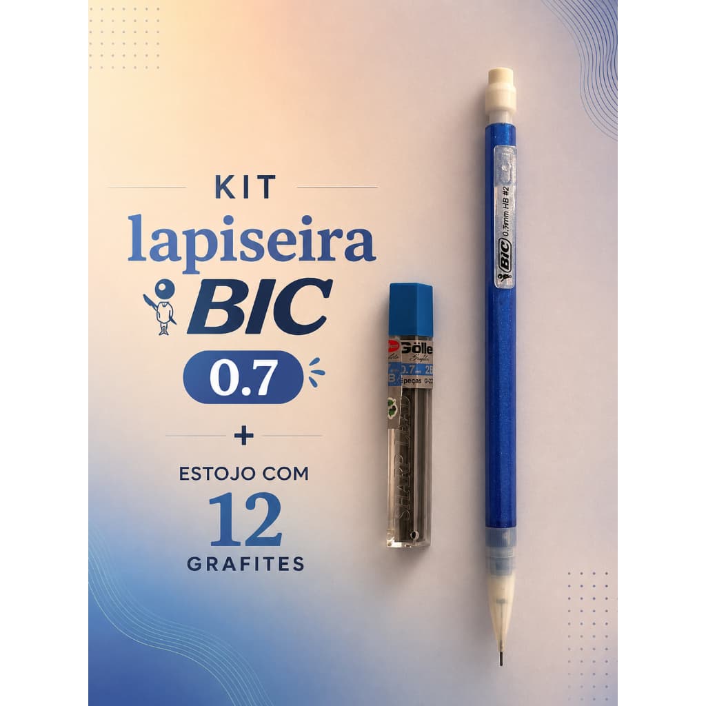 Kit BIC Shimmers 0.7 + 12 minas de Grafites