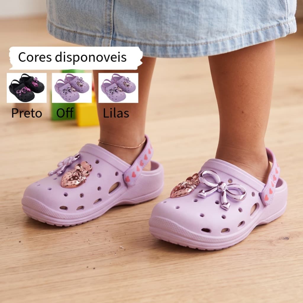 Sandália Papete zaxy menina,Sandália zaxinina Babuche ,Sandália Infantil bebe menina original vendida por rs