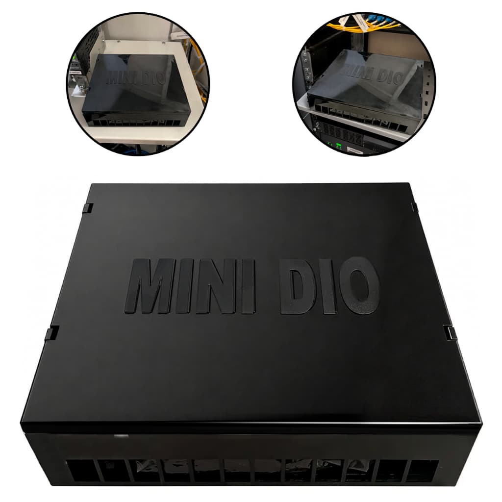 MINI DIO 12FO MODULAR DISTRIBUIDOR INTERNO ÓPTICO SC LC FTTH