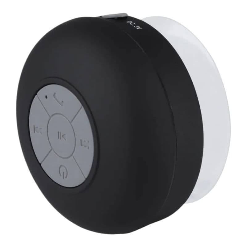 Caixa De Som Bluetooth À Prova D'água Portátil Com Ventosa E Microfone Viva-Voz