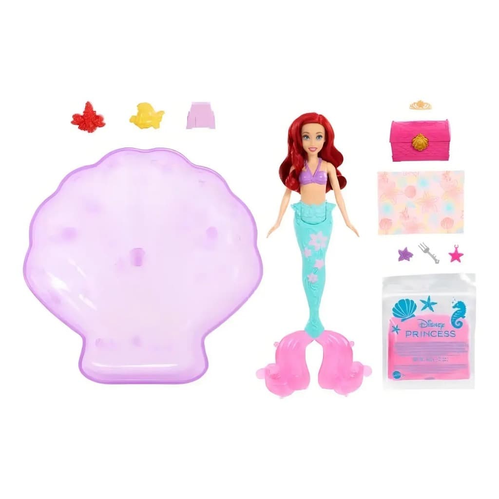 Boneca Princesa E Aventuras Na Piscina Hwb39