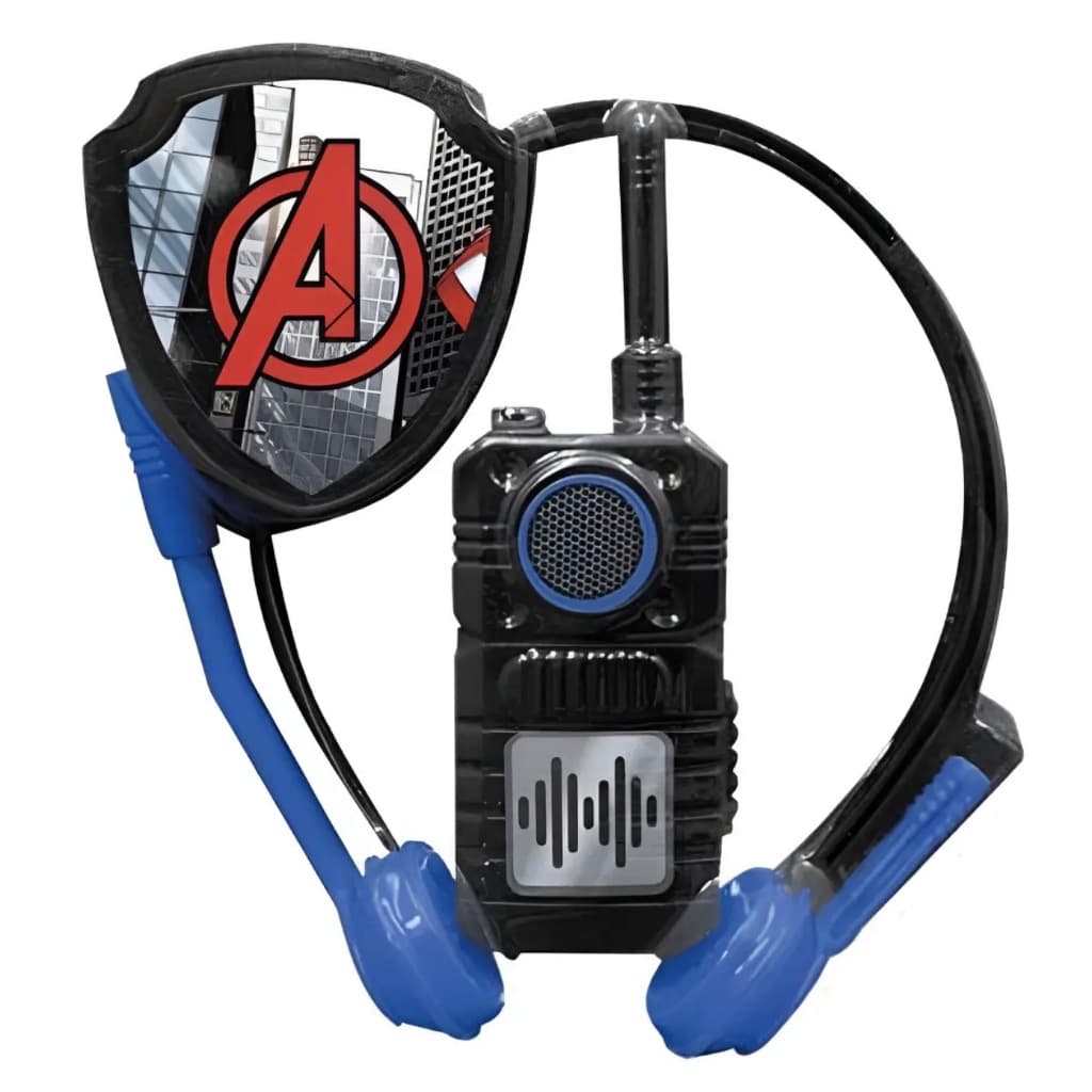 Fone De Ouvido Avengers  Com Rádio Brinquedo Infantil Avengers WalkieTalkie