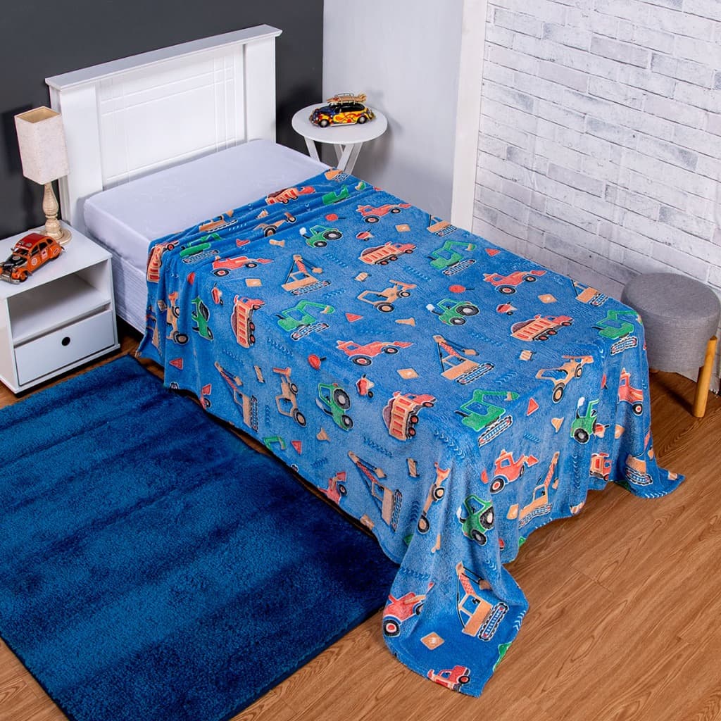 Mantinha Infantil Mágica 2,00m x 1,80 Brilha no Escuro Quente Inverno Coberta Microfibra Macio Estampado