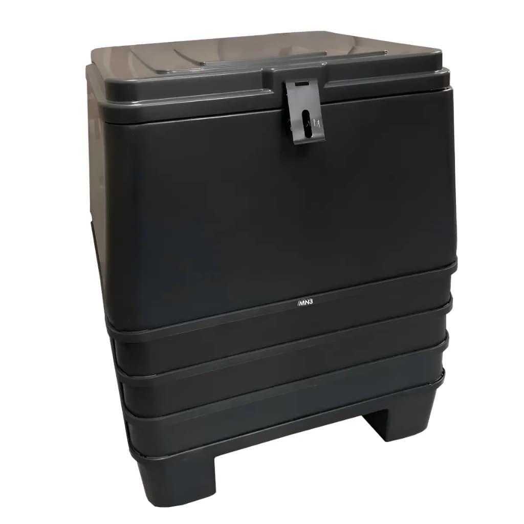 Bau Mn3 144l Motoboy Moto Nakabox Plástico Injetado Preto