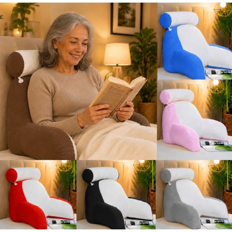 Almofada de Descanso Travesseiro de Luxo para Leitura