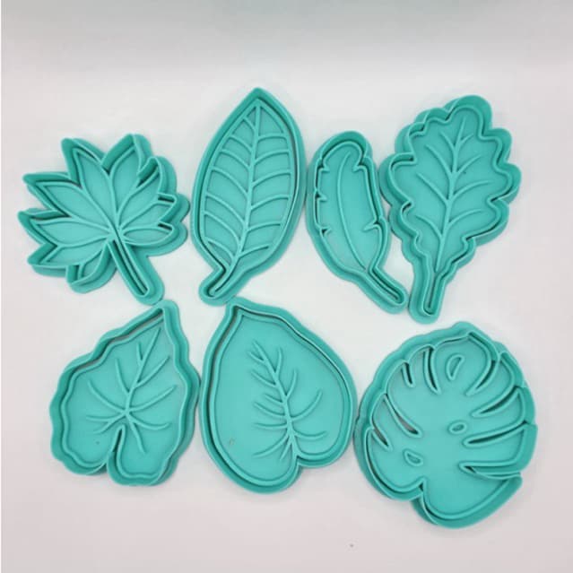 Kit Cortadores e Carimbos de Flores para Biscoito, Cerâmica e Biscuit