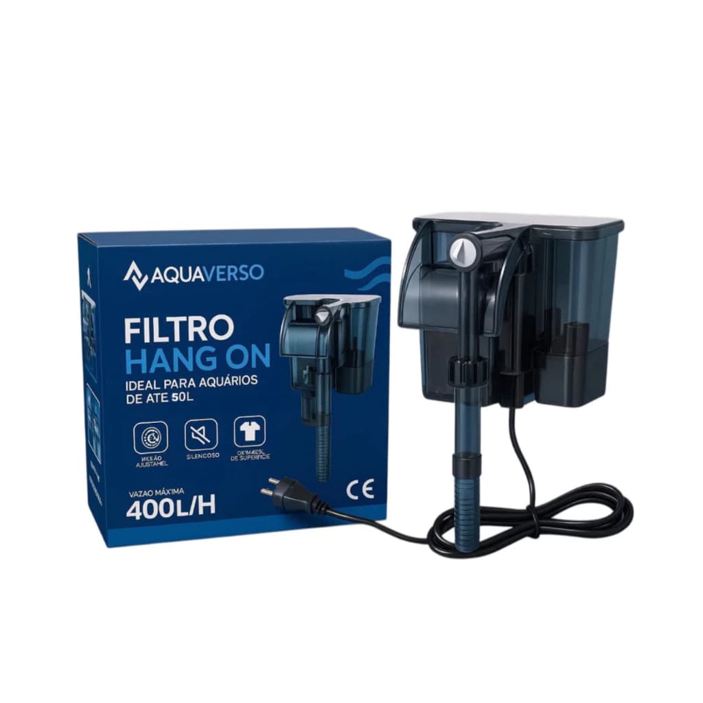 Filtro Externo Hang On 400l/h AquaVerso HOF-400 Silencioso