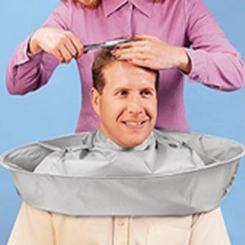 Capa para Corte de Cabelo Dobrável Impermeável Ajustável Resistente