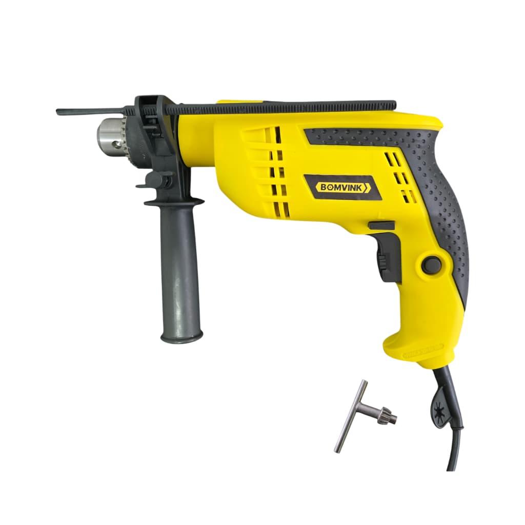 Furadeira De Impacto 500w Bomvink BOM-9544 220v Profissional Com Empunhadura Auxiliar E Guia