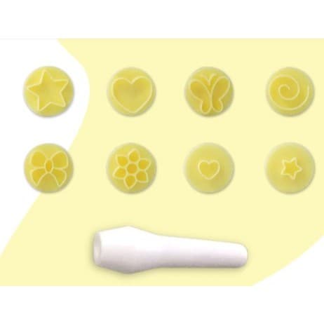 KIT CARIMBOS ESSENCIAIS AMARELO - CARIMBO DOCE - CARIMBO FIGURAS