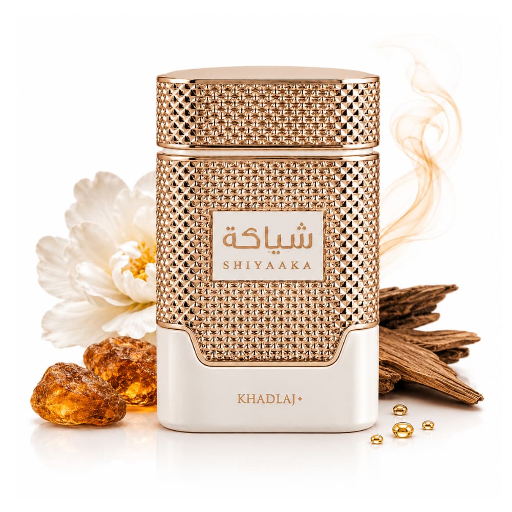 Shiyaaka White Khadlaj EDP Feminino Floral Elegante 100ml - Importado - Original - Fragrância Marcante