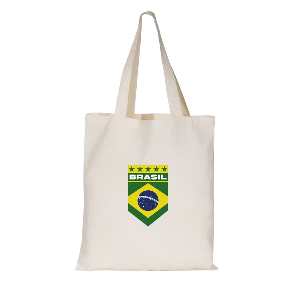 Ecobag Bolsa Sacola Retornável Ecológica Reutilizavel Com Alça Copa do Brasil md7