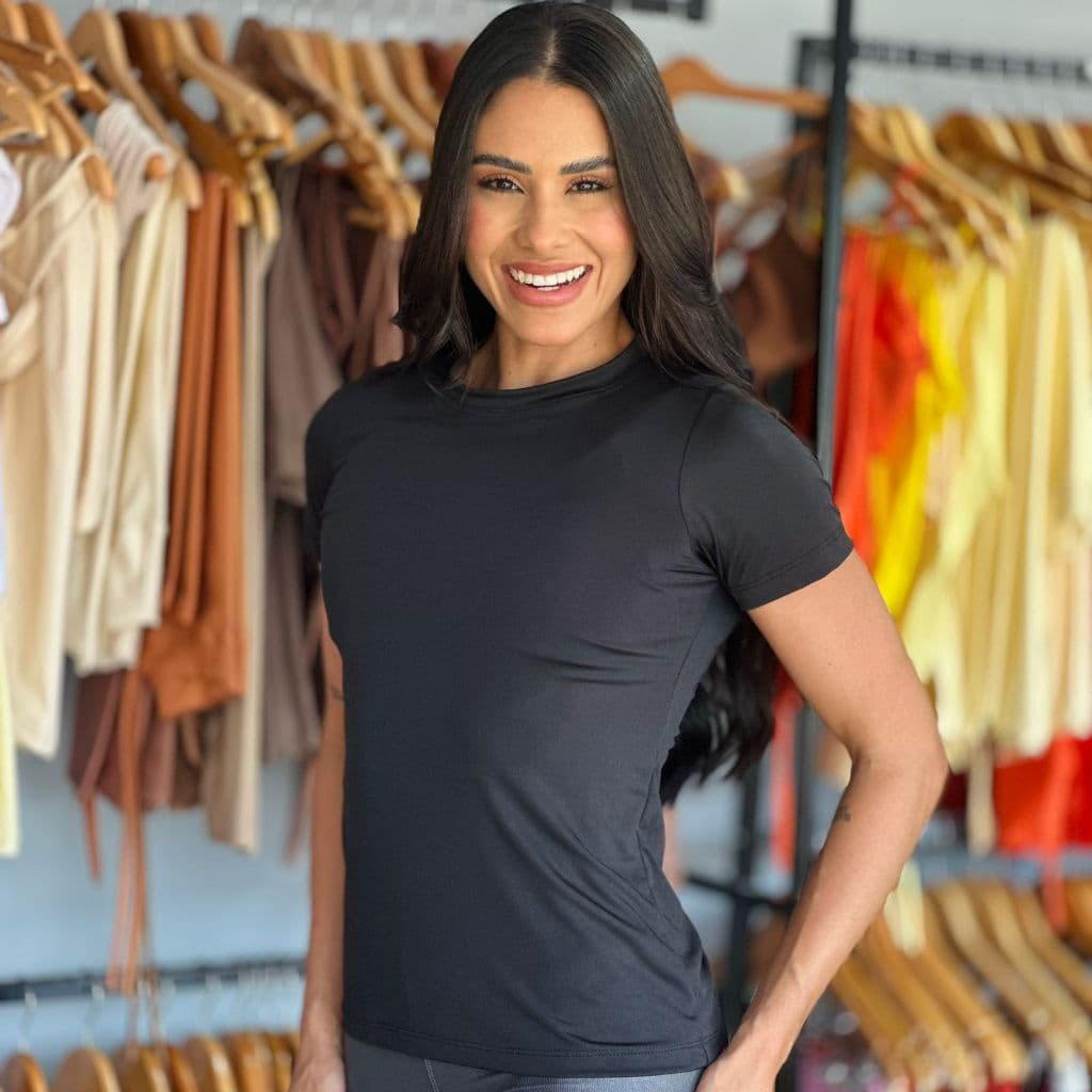 BLUSA Feminina e Masculina Academia Leve e Respirável