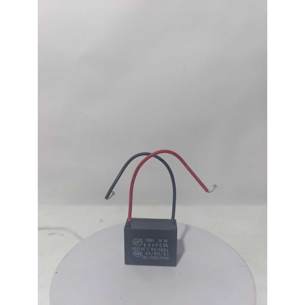 Capacitor de Partida CBB61  450vac  para Ventilador