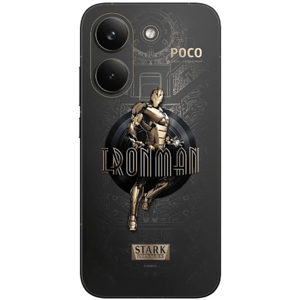 POCO X8 Pro Iron Man Edition – Xiaomi – Dual SIM com NFC – 512GB, 12GB RAM – Tela 6.59" – Câmeras 50+8MP – Frontal 20MP
