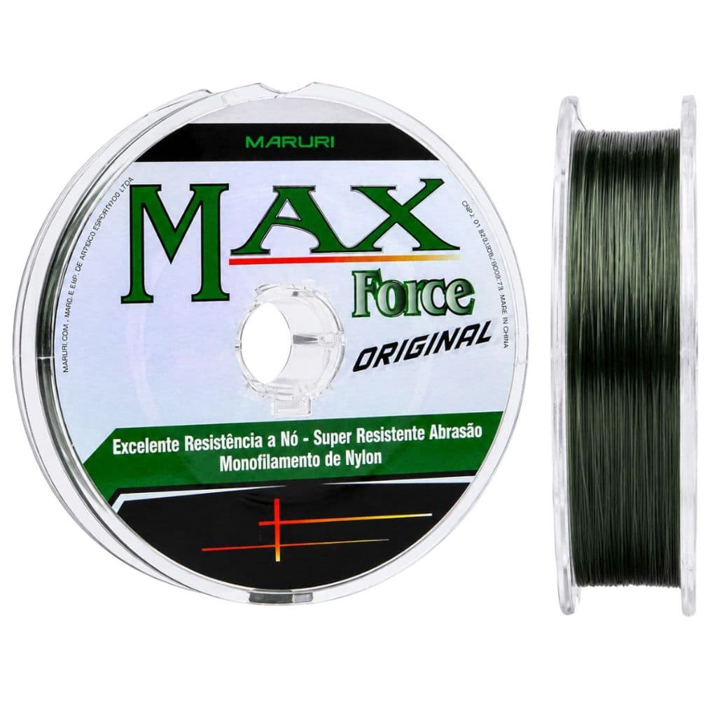 Linha Pesca Monofilamento Max Force Maruri 100 Metros escolha a bitola