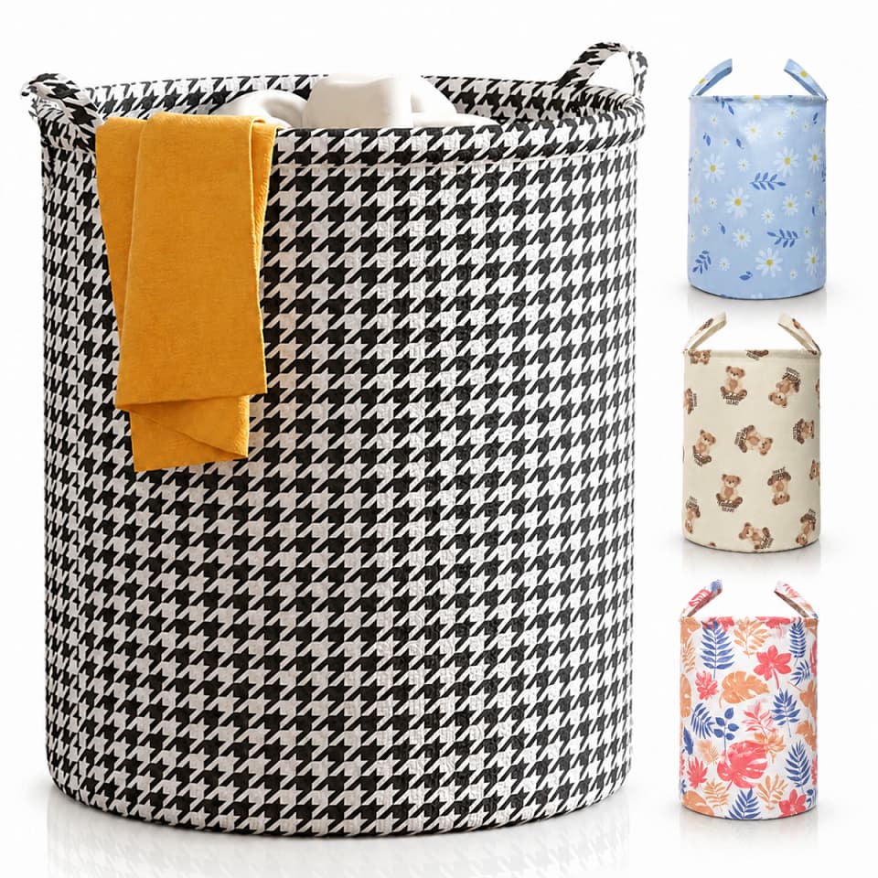 Cesto De Roupas Dobrável Multiuso 40 Litros Impermeável Compacto E Versátil 40L