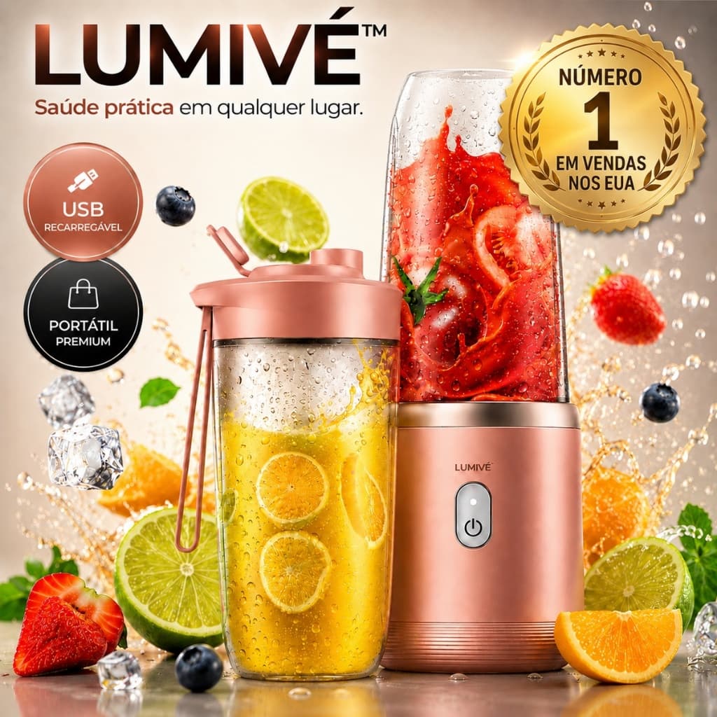 Mini Liquidificador Espremedor Portátil Elétrico Suco Leite Smoothie Shake Misturador USB Rosa