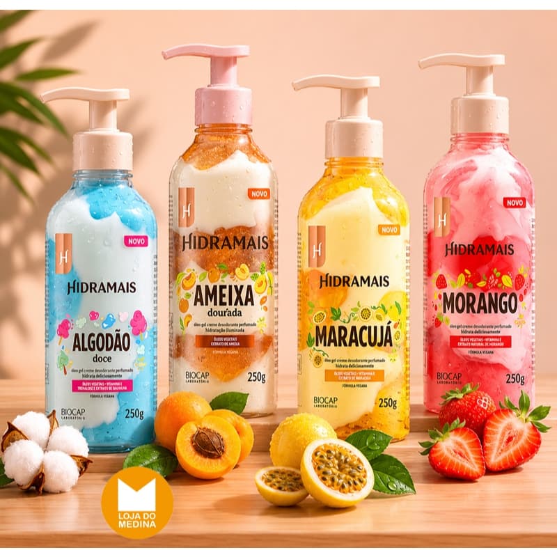 CREME DUO GEL | HIDRATAÇÃO PERFUMADA - 4 OPÇÕES - HIDRAMAIS
