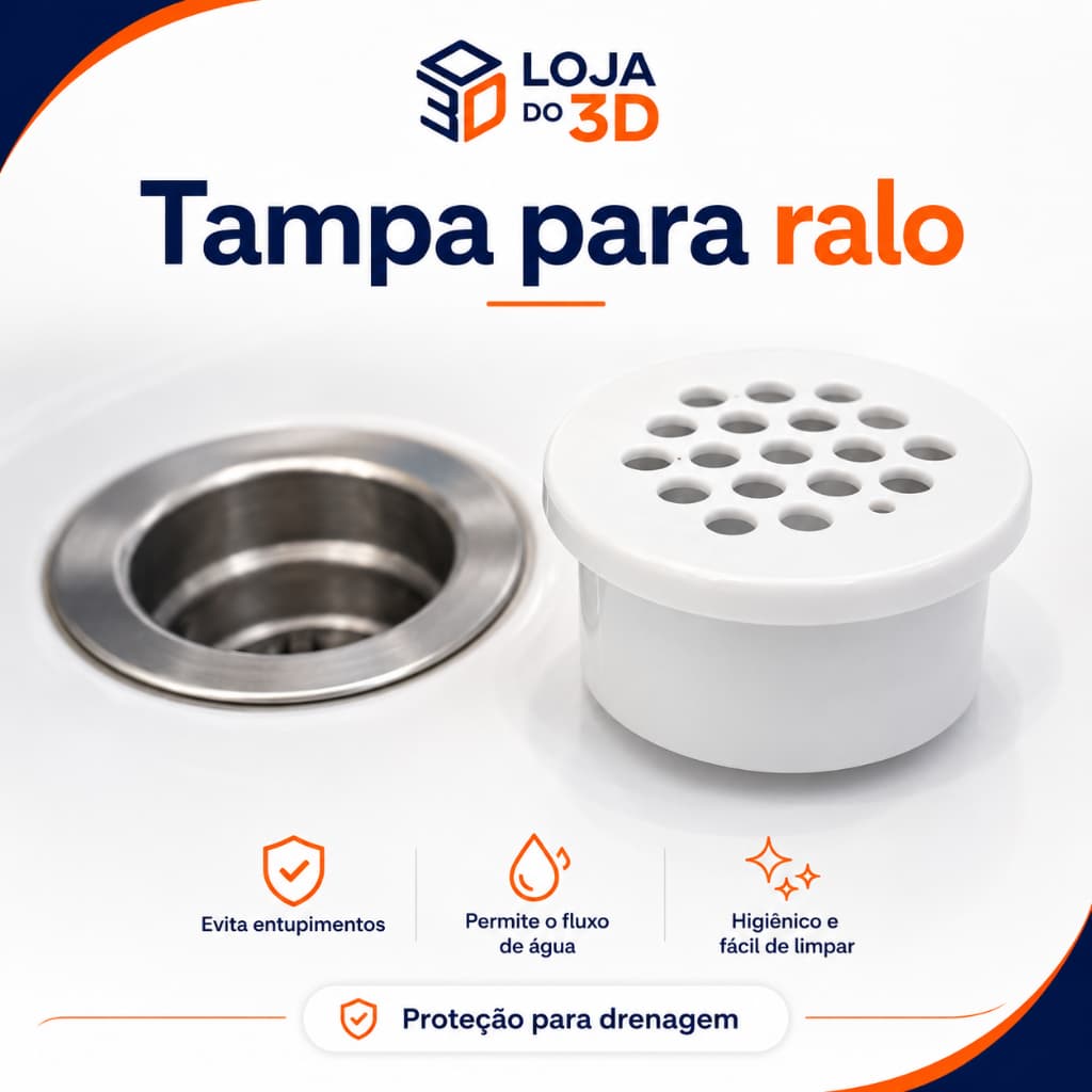 Tela de Drenagem para Pia, Tanque, Ralos, Cozinha, Banheiro e Área de Serviço