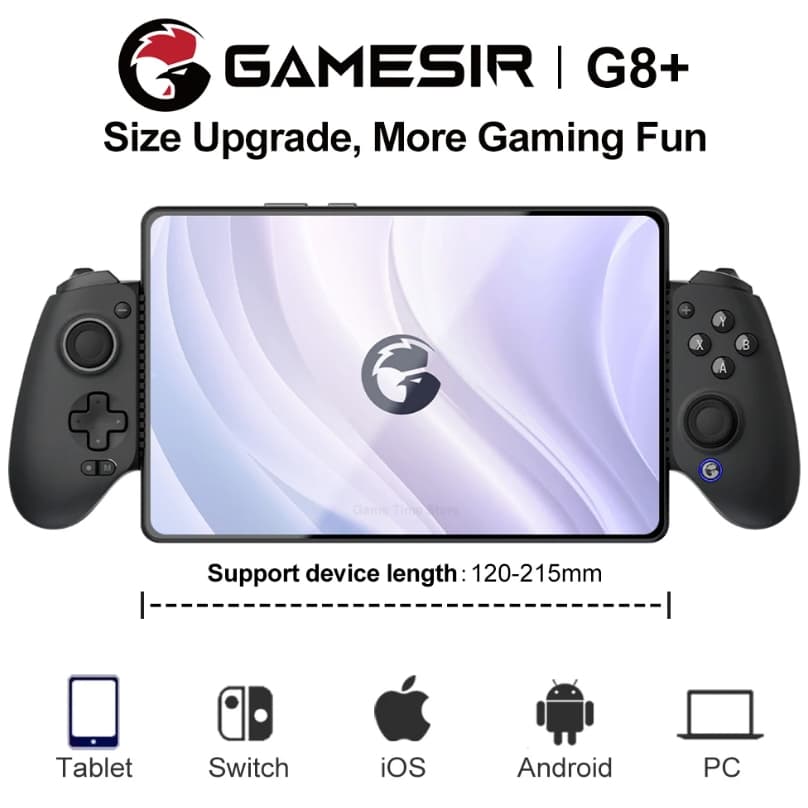 Controle Gamer GameSir G8 (Plus/Galileo) para Switch, Smartphone Android e iPhone, com Gatilhos Hall Effect